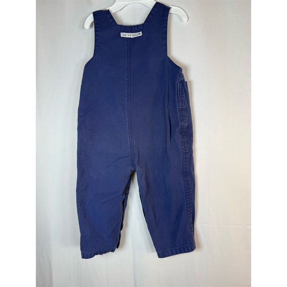 Disney Baby Winnie the Pooh & Tigger Blue Denim Overalls Snap Legs - Picture 10 of 14